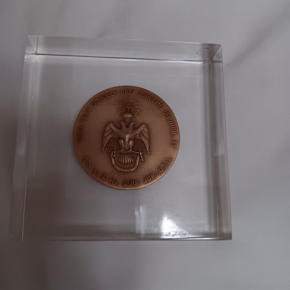 Masonic Bronze Medal COLLECTORS